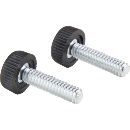 KUPO KS-902 PLASTIC HEAD THUMB SCREW 1/4-20"X7/8"(22.23MM) SET OF 2