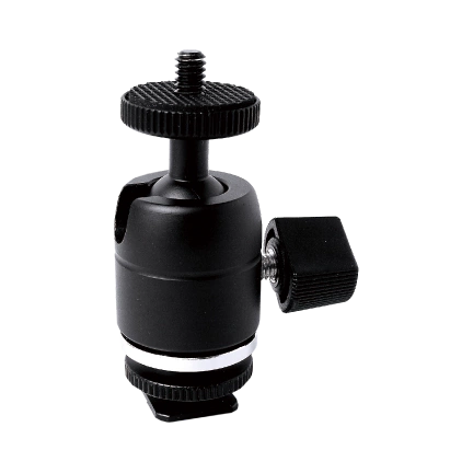 KUPO KS-CB03 MINI BALL HEAD WITH HOT SHOE ADAPTER