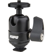 KUPO KS-CB07 MIDI BALL HEAD WITH HOT SHOE MOUNT