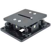 KUPO KSC-150 MINI 4 WAY LEVELING CAM MOUNT W/ 3/8" SLOT-BLK