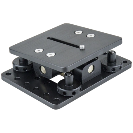 KUPO KSC-150 MINI 4 WAY LEVELING CAM MOUNT W/ 3/8" SLOT-BLK