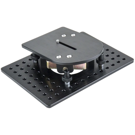 KUPO KSC-160 4 WAY LEVELING CAM MOUNT W/ 3/8" SLOT-BLK