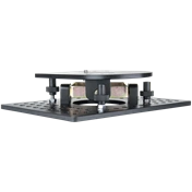 KUPO KSC-160 4 WAY LEVELING CAM MOUNT W/ 3/8" SLOT-BLK