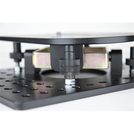 KUPO KSC-160 4 WAY LEVELING CAM MOUNT W/ 3/8" SLOT-BLK