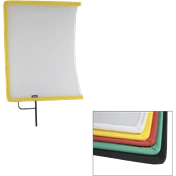 KUPO KT-2436OW 24"X 36" OPEN END FLAG FRAME - WHITE ARTIFICIAL SILK