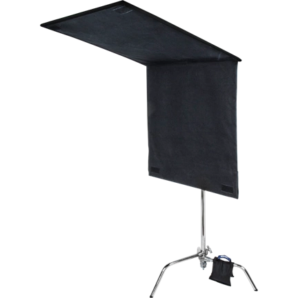 KUPO KT-3636TF 36"X36" TOP HINGE FLOOPY FULL FRAME BLACK