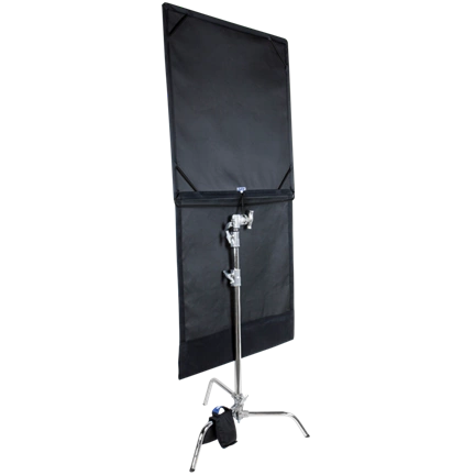 KUPO KT-3636TF 36"X36" TOP HINGE FLOOPY FULL FRAME BLACK