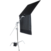 KUPO KT-3636TF 36"X36" TOP HINGE FLOOPY FULL FRAME BLACK