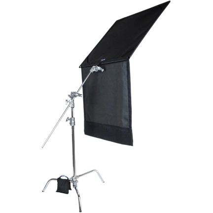 KUPO KT-3636TF 36"X36" TOP HINGE FLOOPY FULL FRAME BLACK