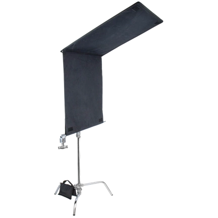 KUPO KT-3636TF 36"X36" TOP HINGE FLOOPY FULL FRAME BLACK