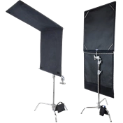 KUPO KT-4848TF 48"X48" TOP HINGE FLOOPY FULL FRAME BLACK