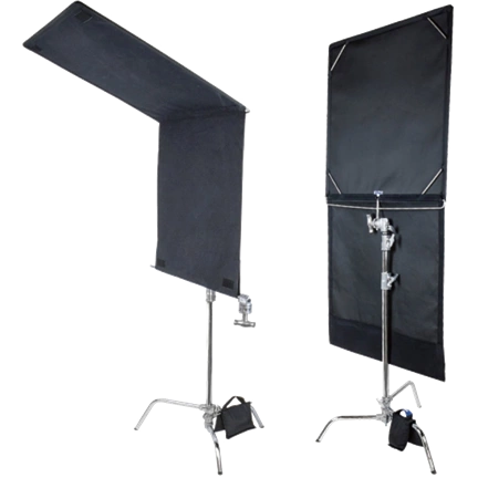 KUPO KT-4848TF 48"X48" TOP HINGE FLOOPY FULL FRAME BLACK