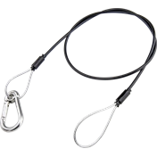KUPO SW-02 70 CM LONG  SAFETY WIRE - 2.0MM DIAMETER  PVC JACKET