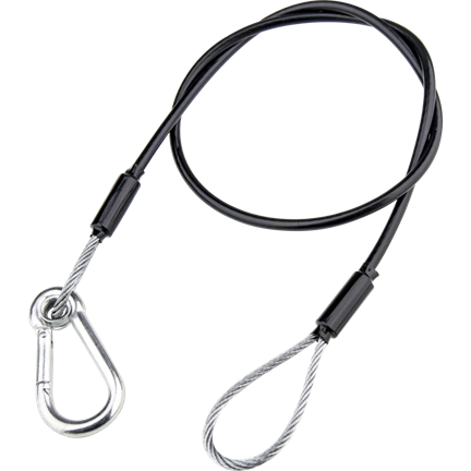 KUPO SW-04  75CM LONG SAFETY WIRE - 3.2MM DIAMETER PVC JACKET