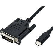 Kábel Roline Value USB Type C - DVI Kábel M/M 1m