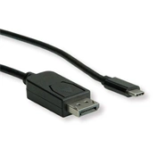 Kábel Roline Value USB Type C - Display Port Kábel M/M 1m