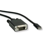 Kábel Roline Value  USB Type C - VGA (D-SUB) Kábel M/M 2m