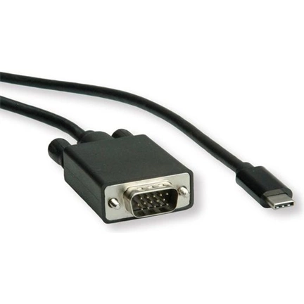Kábel Roline Value  USB Type C - VGA (D-SUB) Kábel M/M 2m