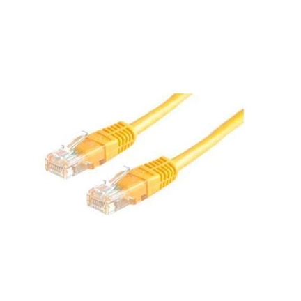 Kábel Roline Value UTP CAT5e patch 1m sárga