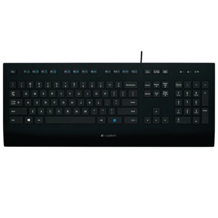 Keyboard USB Logitech OEM K280e Black