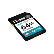 Kingston Canvas Go! Plus (Gen4) memóriakártya SDXC UHS-I U3 V30 200MB/s 64GB