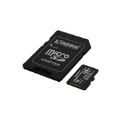 Kingston Canvas Select Plus (Gen3) memóriakártya microSDXC U1 V10 A1 150MB/s 128GB + adapter