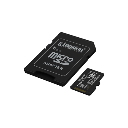 Kingston Canvas Select Plus (Gen3) memóriakártya microSDXC U1 V10 A1 150MB/s 128GB + adapter