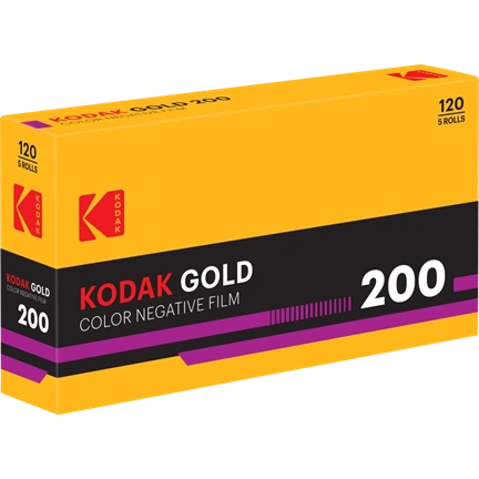 Kodak Gold 200 120-as Színes Film (5 darabos csomag)