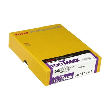 Kodak TMX 100 4x5 50lap