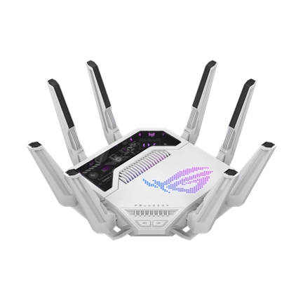 LAN/WIFI Asus ROG Rapture GT-BE19000 AiMesh WiFi 7 Gaming Router - White