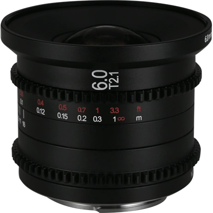 LAOWA 6MM T2.1 ZERO-D MFT CINE LENS - MFT