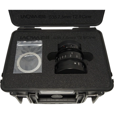 LAOWA 7.5MM T2.9 ZERO-D S35 CINE LENS - CANON RF