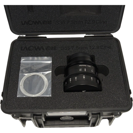 LAOWA 7.5MM T2.9 ZERO-D S35 CINE LENS - SONY E