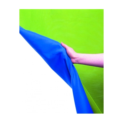 LASTOLITE kétoldalú textil háttér 3x7m kék/zöld