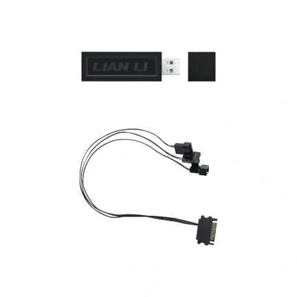 LED Vezérlő Lian Li UNI FAN Wireless Controler V2.1 - fekete