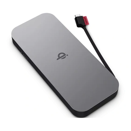LENOVO Go USB-C Laptop Power Bank (10000mAh + Qi Wireless)
