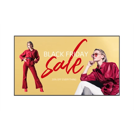 LG 16/7 Signage kijelző 98" 98UM5K, 3840x2160, 500 cd/m2, 3xHDMI/DP/DVI/RS-232C/RJ45, hangszóró