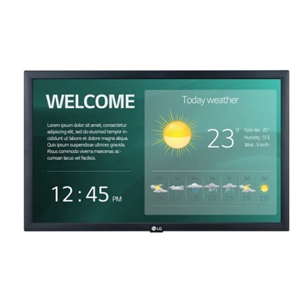 LG 22SM3N 16/7 Signage kijelző - 21,5" 1920x1080, 250cd/m2, HDMIx2/USB/RS232C/RJ45