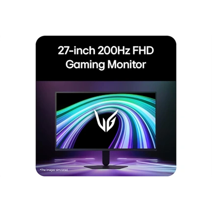 LG 27G523B-B UltraGear G5 gaming monitor 27", FHD, IPS, 200Hz, HDR10, 1ms GtG, FreeSync Premium, G-Sync