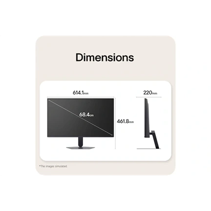 LG 27G523B-B UltraGear G5 gaming monitor 27", FHD, IPS, 200Hz, HDR10, 1ms GtG, FreeSync Premium, G-Sync