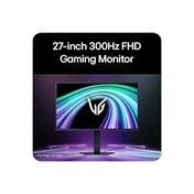 LG 27G550B-B UltraGear G5 gaming monitor 27", FHD, IPS, 300Hz, HDR10, 1ms GtG, FreeSync Premium, G-Sync
