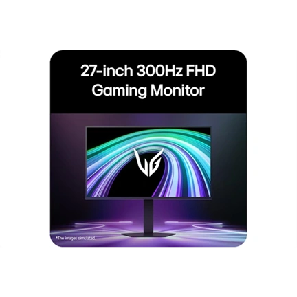 LG 27G550B-B UltraGear G5 gaming monitor 27", FHD, IPS, 300Hz, HDR10, 1ms GtG, FreeSync Premium, G-Sync