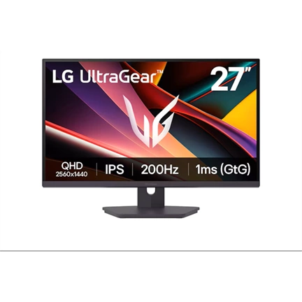 LG 27G610A-B UltraGear G6 gaming monitor 27", QHD, IPS, 200Hz, 1ms GtG, FreeSync
