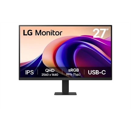 LG 27U631A-B monitor - 27" QHD IPS 100Hz, USB-C 15W