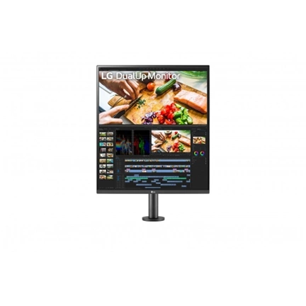 LG 28MQ780-B 27,6" 16:18 DualUp monitor Ergo talppal és USB Type-C csatlakozással
