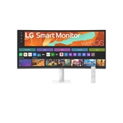 LG 34U601SA-W okos monitor - 34", 21:9, WQHD, ívelt 1800R, VA, 100Hz, fehér