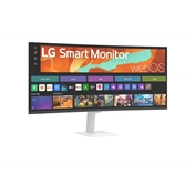 LG 34U601SA-W okos monitor - 34", 21:9, WQHD, ívelt 1800R, VA, 100Hz, fehér