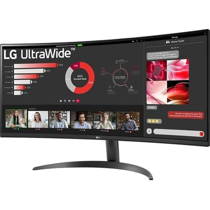 LG 34WR50QC-B 34" UltraWide ívelt UWQHD