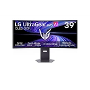 LG 39GX950B-B UltraGear evo AI gaming monitor 39", OLED, 5K2K 165Hz / QHD 330Hz, ívelt 1500R, USB-C PD 90W