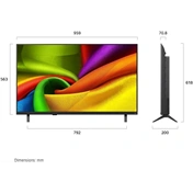 LG 43NU850B3LA 43" NANO 4K AI NU85 Smart TV